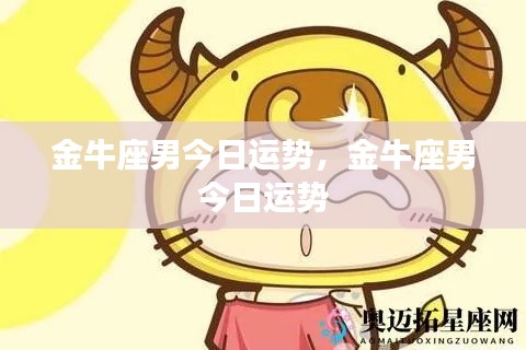 金牛座男今日运势详解