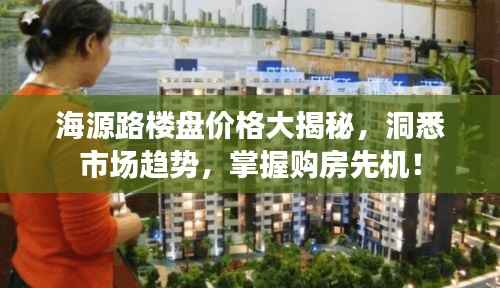 海源路楼盘价格大揭秘,洞悉市场趋势,掌握购房先机!